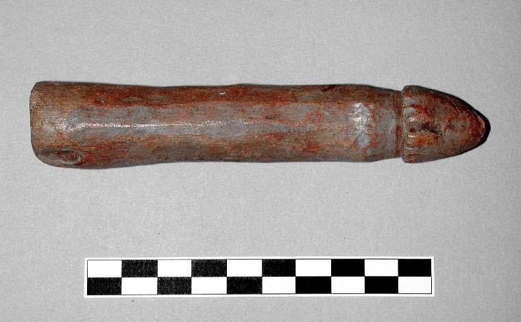 Carved phallus, from Deir el-Bahari, West Thebes