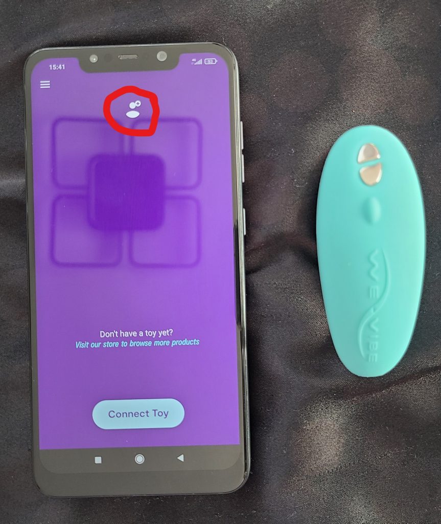 connect we vibe app with partner