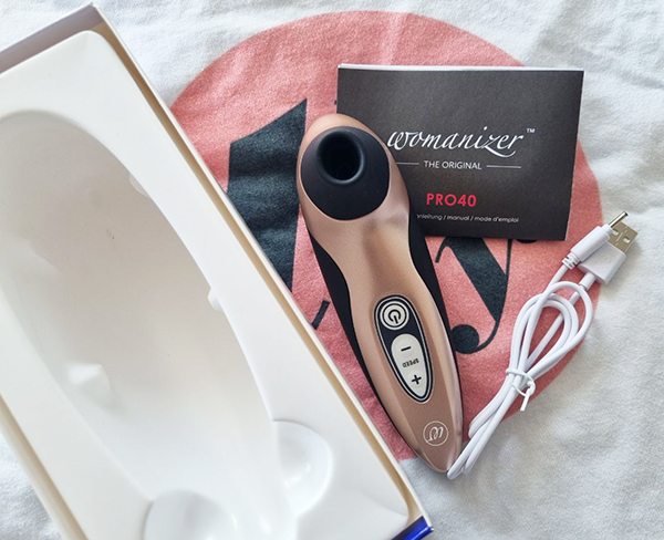 Womanizer Pro40 Contenu de la boîte