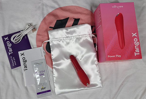 Unboxing the We-Vibe Tango X bullet vibrator