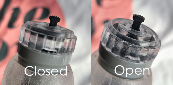pip open and closed valve