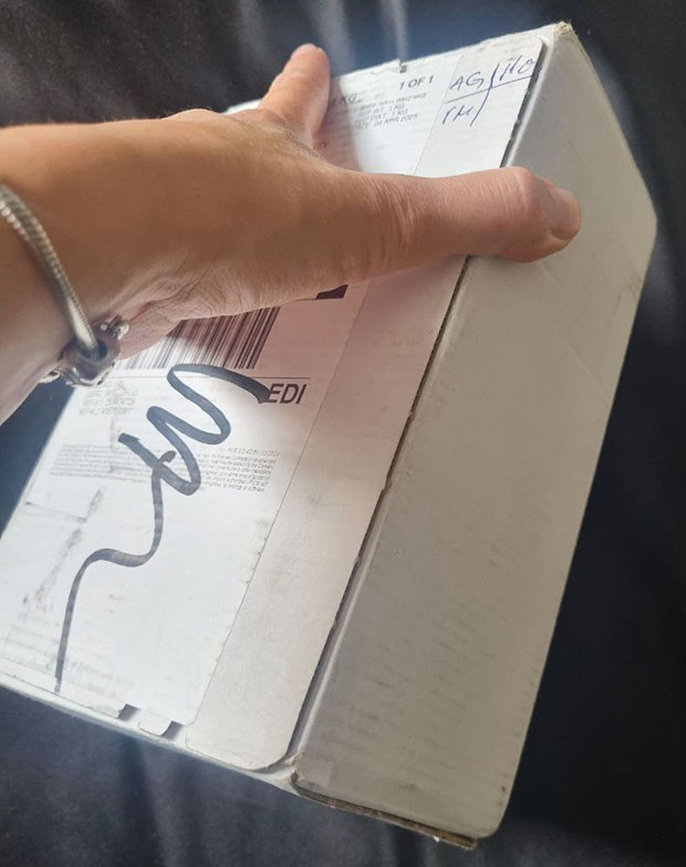 How my package arrived 