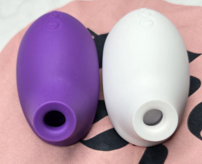 Size and shape comparison of LELO Sona 3 vs a LELO Sona 2—helping choose the right fit for different clitoral anatomies