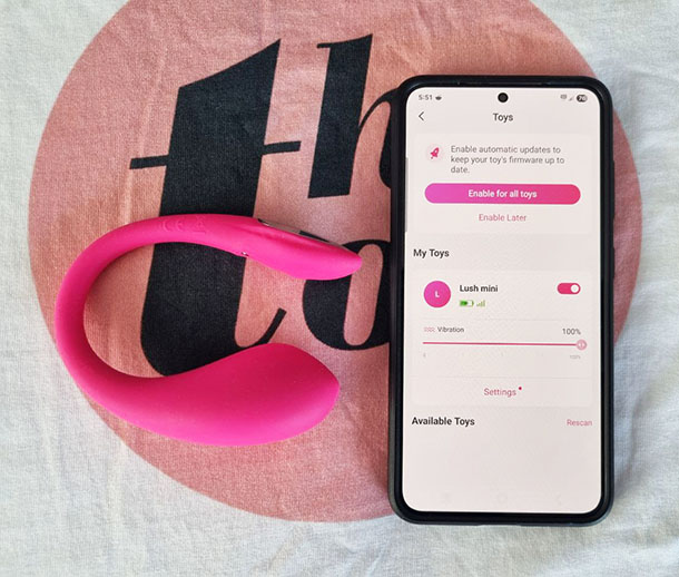 Lush Mini App Connectivity