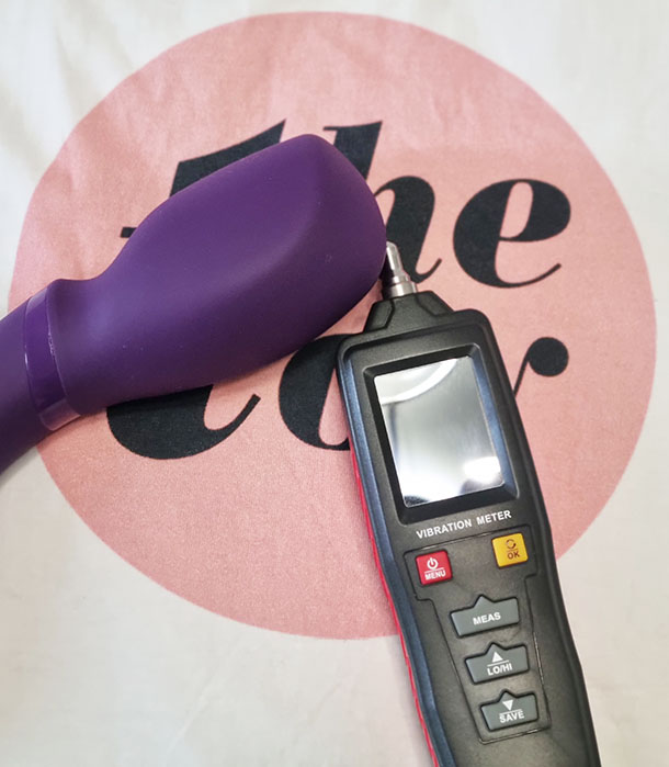 Measuring the vibrations of We-Vibe Wand 2