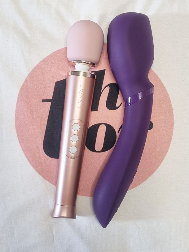 We-Vibe Wand 2 and LeWand Weigth comparison