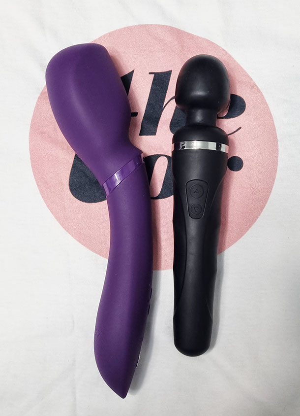 We-Vibe Wand 2 And Lovense Domi 2 Size Comparison