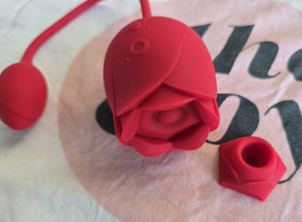 Lovehoney Rose Glow head detached from the body of the toy